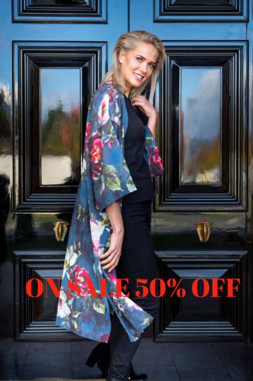 MM Linen - Long Kimono - Paloma - ON SALE